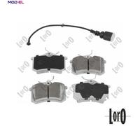 BRAKE PAD SET DISC BRAKE 231-02-107 FOR VW POLO/Van/IV SEAT BWB/BNM/BMS 1.4L