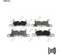 BRAKE PAD SET DISC BRAKE 231-02-118 FOR VW PORSCHE CGFA/CGEA 3.0L CRCA 3.0L 6cyl