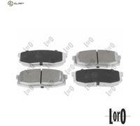 BRAKE PAD SET DISC BRAKE 231-02-124 FOR LEXUS TOYOTA SEQUOIA LAND/CRUISER/200