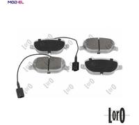 BRAKE PAD SET DISC BRAKE 231-02-161 FOR ALFA ROMEO GIULIETTA/Hatchback/Van 2.0L