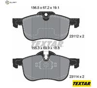 BRAKE PAD SET DISC BRAKE 2311203 FOR MG ROEWE ROVER 18K4C 1.8L 4cyl 550 2.5L 550