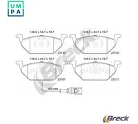 BRAKE PAD SET DISC BRAKE 23131 00 702 10 FOR SKODA VW NEW/BEETLE GOLF/IV/Mk 1.9L