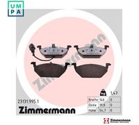 ZIMMERMANN 23131.995.1 Brake pad set