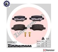 ZIMMERMANN 23138.945.1 Brake pad set