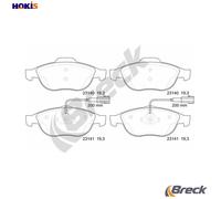 BRAKE PAD SET DISC BRAKE 23140 00 701 10 FOR ALFA ROMEO LANCIA 2.0L 4cyl 156