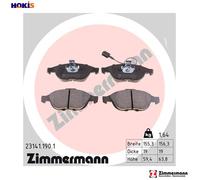 ZIMMERMANN 23141.190.1 Brake pad set