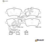 Fits BRECK 23144 00 701 20 Brake Pad Set, disc brake 23144 00 701 20 ⭐UK Stock⭐