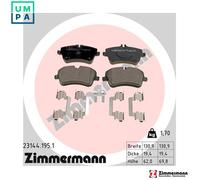 ZIMMERMANN 23144.195.1 Brake pad set
