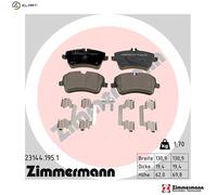 ZIMMERMANN 23144.195.1 Brake pad set