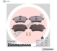 ZIMMERMANN 23144.995.1 Brake pad set