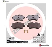 ZIMMERMANN 23144.995.1 Brake pad set