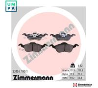 ZIMMERMANN 23154.190.1 Brake pad set