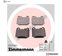 ZIMMERMANN 23157.160.1 Brake pad set