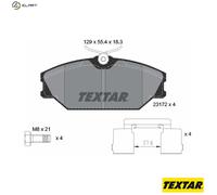 TEXTAR 2317203 Brake pad set