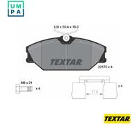 TEXTAR 2317203 Brake pad set