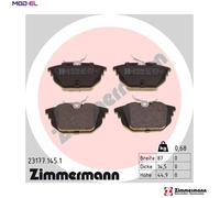 BRAKE PAD SET DISC BRAKE 23177.145.1 FOR FIAT 176B1.000/B4.000 1.2L 4cyl PUNTO