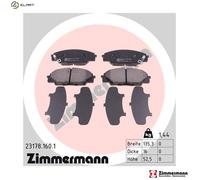ZIMMERMANN 23178.160.1 Brake pad set