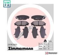 ZIMMERMANN 23178.160.1 Brake pad set