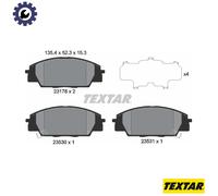 BRAKE PAD SET DISC BRAKE 2317801 FOR ACURA HONDA CIVIC/VIII/Hatchback S2000 2.0L