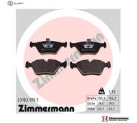 BRAKE PAD SET DISC BRAKE 23183.195.1 FOR MG BMW Z4/E86/Roadster/E85 X3/SAV/E83