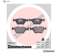 ZIMMERMANN 23183.195.9 Brake pad set