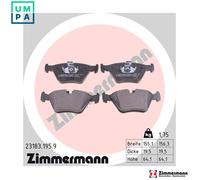 ZIMMERMANN 23183.195.9 Brake pad set