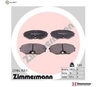 BRAKE PAD SET DISC BRAKE 23184.150.1 FOR INFINITI Q45/II J30 I30 M30 NISSAN
