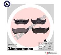 ZIMMERMANN 23190.165.1 Brake pad set