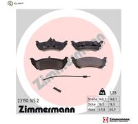 BRAKE PAD SET DISC BRAKE 23190.165.2 FOR MERCEDES-BENZ M 111.977 2.3L 4cyl 2.7L