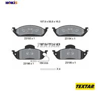 Textar 2319303 Brake Pad Set