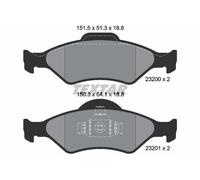 BRAKE PAD SET, DISC BRAKE 2320001