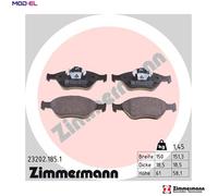 ZIMMERMANN 23202.185.1 Brake pad set