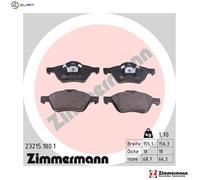 ZIMMERMANN 23215.180.1 Brake pad set