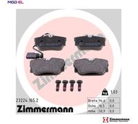 ZIMMERMANN 23224.165.2 Brake pad set