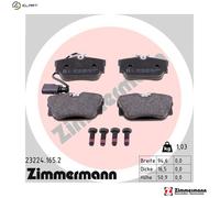 ZIMMERMANN 23224.165.2 Brake pad set