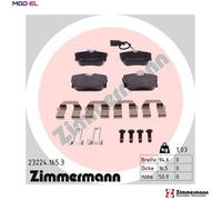 BRAKE PAD SET DISC BRAKE 23224.165.3 FOR VW CARAVELLE/EUROVAN/IV/Bus/Mk 2.0L