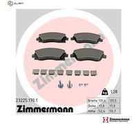 ZIMMERMANN 23225.170.1 Brake pad set