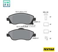 BRAKE PAD SET DISC BRAKE 2322501 FOR HOLDEN VAUXHALL TIGRA/TwinTop CORSA/VAN