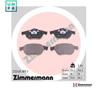 BRAKE PAD SET DISC BRAKE 23248.180.1 FOR RENAULT LAGUNA/II/Grandtour/Sport 2.0L