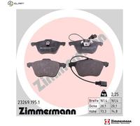 ZIMMERMANN 23269.195.1 Brake pad set