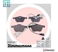 ZIMMERMANN 23269.195.1 Brake pad set