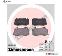 New Brake Pad Set, disc brake for MERCEDES-BENZ:SL,C215,A209,W211,S211