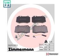 ZIMMERMANN 23271.175.2 Brake pad set