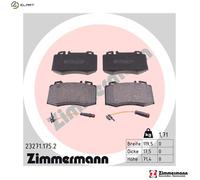 ZIMMERMANN 23271.175.2 Brake pad set
