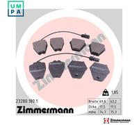 ZIMMERMANN 23280.180.1 Brake pad set