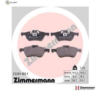ZIMMERMANN 23281.180.1 Brake pad set