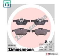 ZIMMERMANN 23281.180.1 Brake pad set