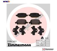 ZIMMERMANN 23284.140.1 Brake pad set