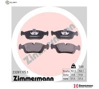 ZIMMERMANN 23287.175.1 Brake pad set