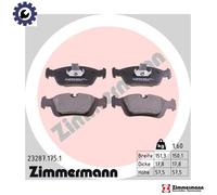 ZIMMERMANN 23287.175.1 Brake pad set
